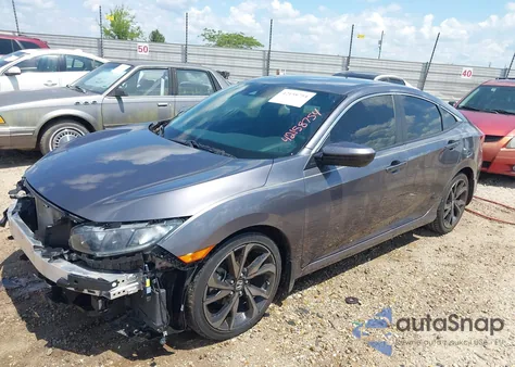 2019 Honda Civic Sport from USA, damaged, VIN 2HGFC2F87KH581152